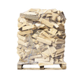 Buchen Brennholz Premium 33cm, rindenfrei auf Palette im Netz, ca. 1,6 srm / 1rm, 500 kg