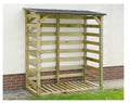 Kaminholzunterstand 04 - Abmessungen: 180 x 80 x 205 cm (L x B x H)