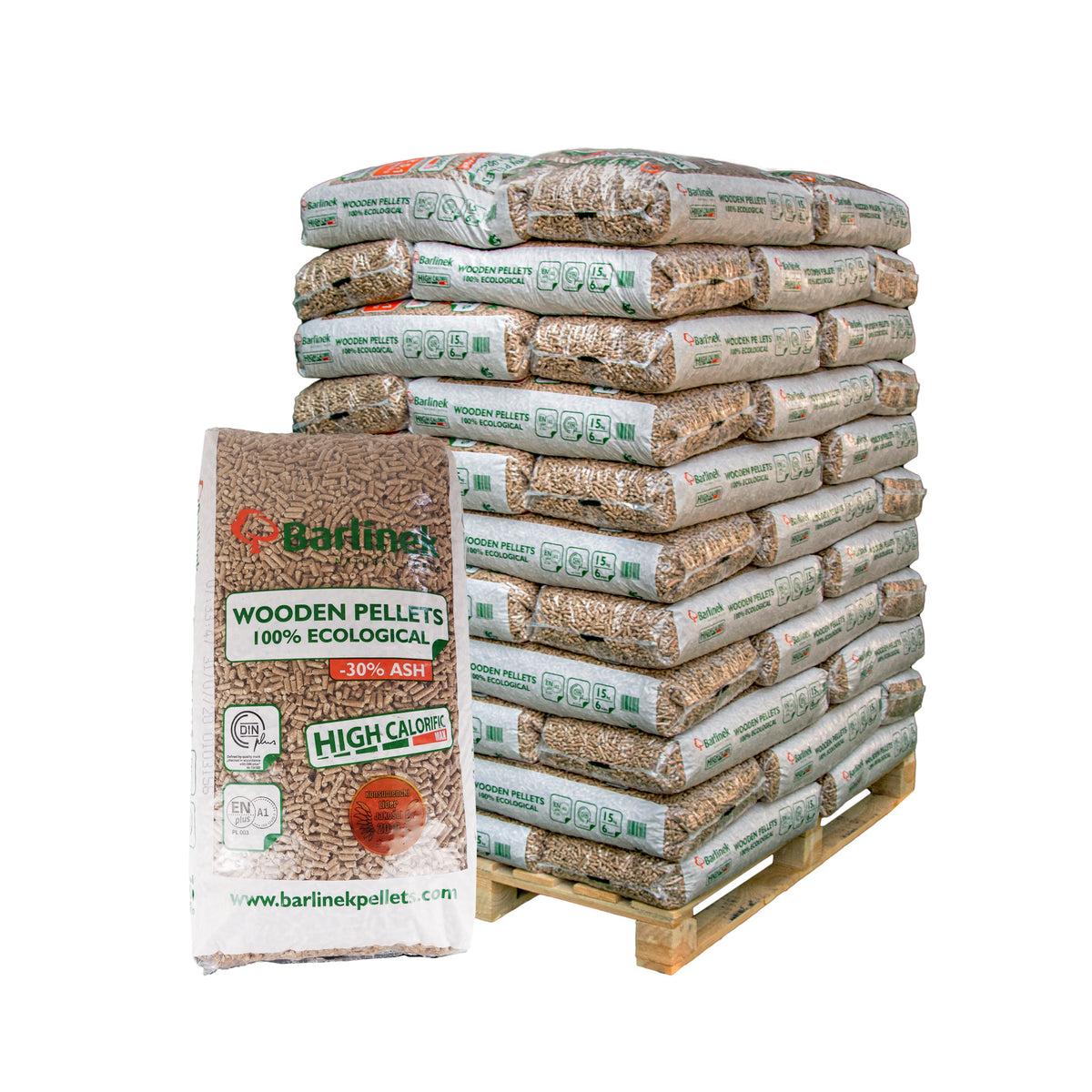 990kg Nadelholz Pellets - "Barlinek" ENplusA1