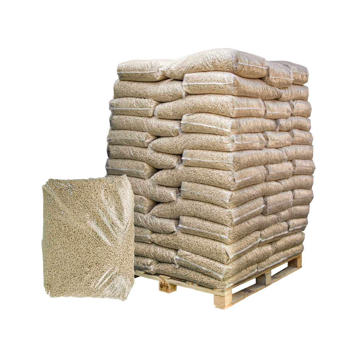 960kg Miscanthus Pellets als Brennstoff