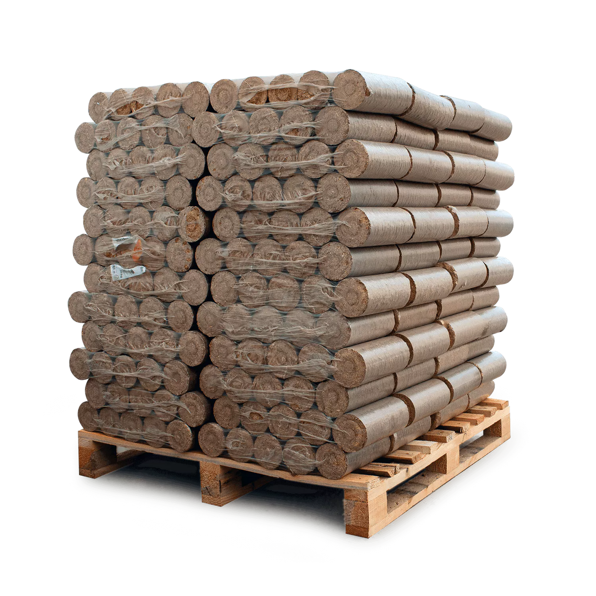 Holzbriketts Nestro XL Red – rund ohne Loch (Palette 960 kg) – Bild 3