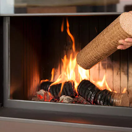 Holzbriketts Nestro XL Blue – rund ohne Loch (Palette 960 kg) – Bild 7