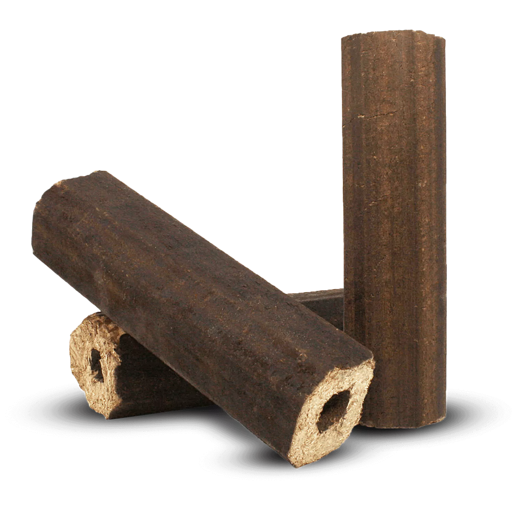 PiniKay Hartholzbriketts Oktagon – mit Zugloch (Palette 960 kg) – Bild 2