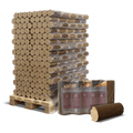 Pollmeier Buchen-Holzbriketts Nestro – rund ohne Loch (Palette 960 kg) – Bild 1