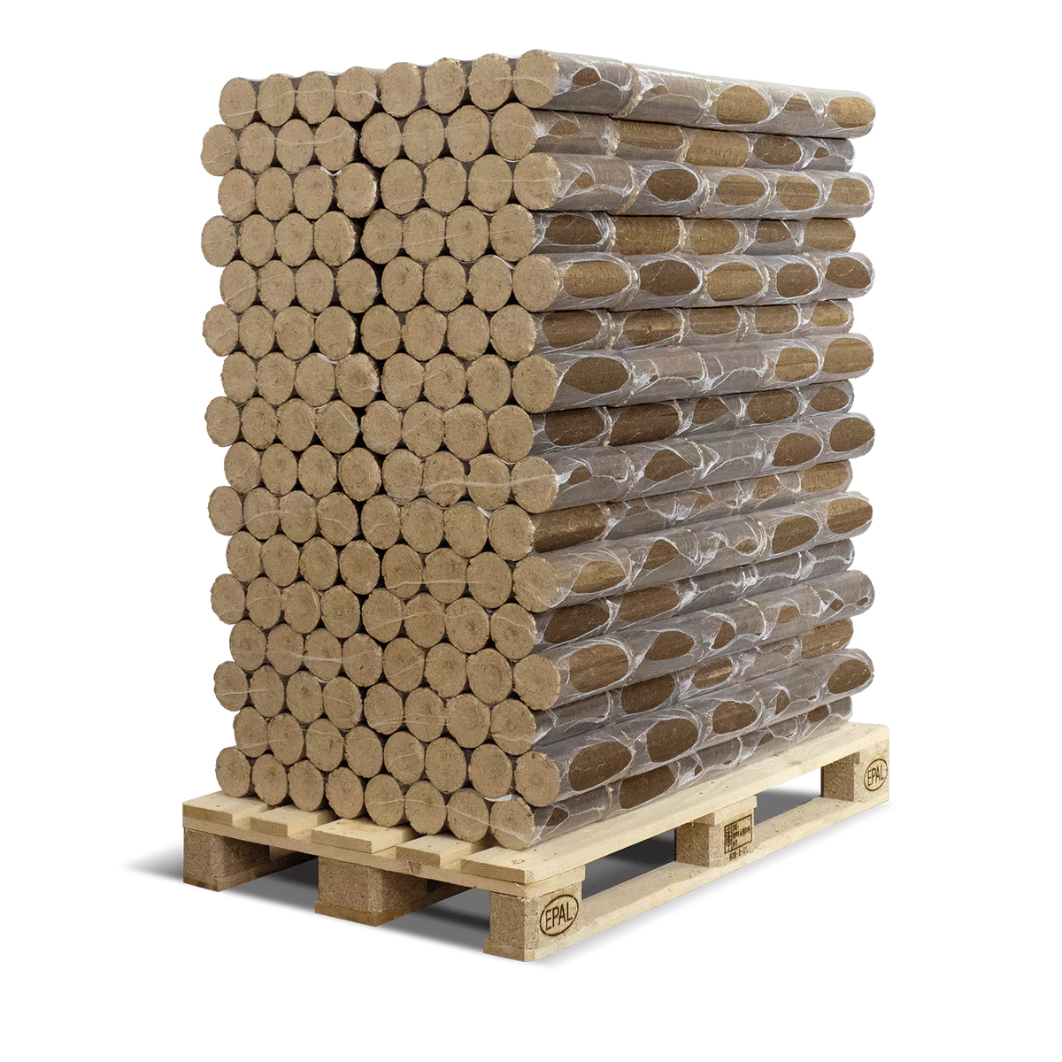 Pollmeier Buchen-Holzbriketts Nestro – rund ohne Loch (Palette 960 kg) – Bild 2
