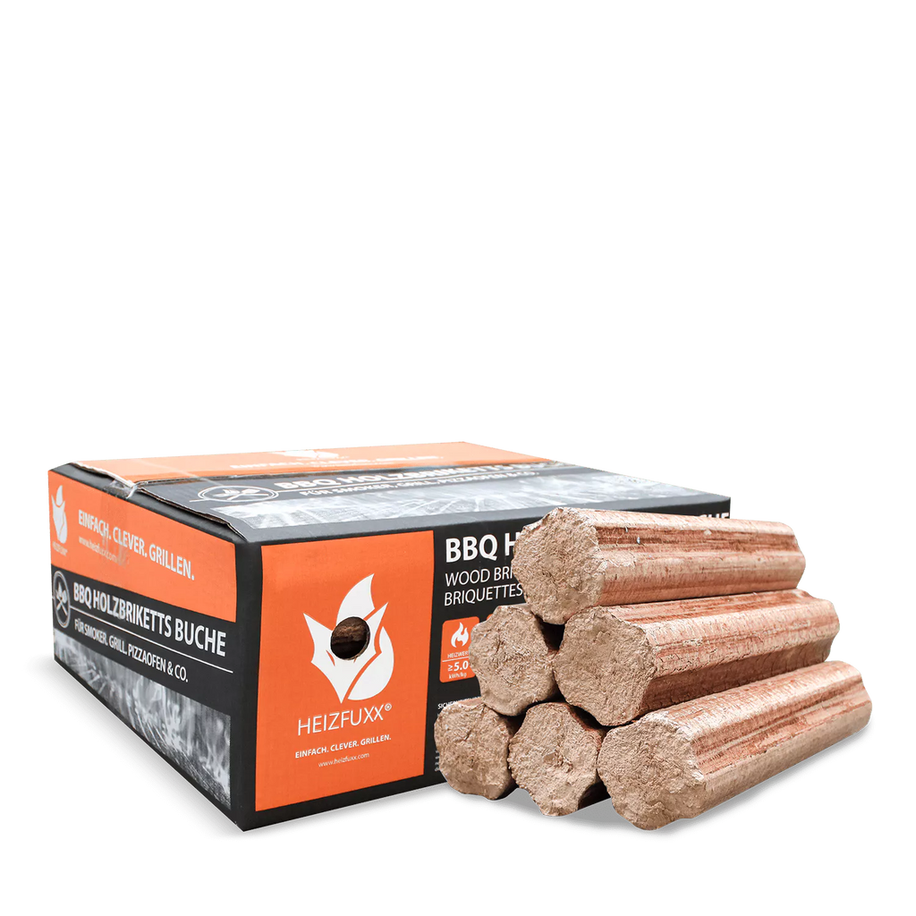 BBQ-Briketts aus reiner Buche – 18 kg Karton, 54er Palette (972 kg) – Bild 5