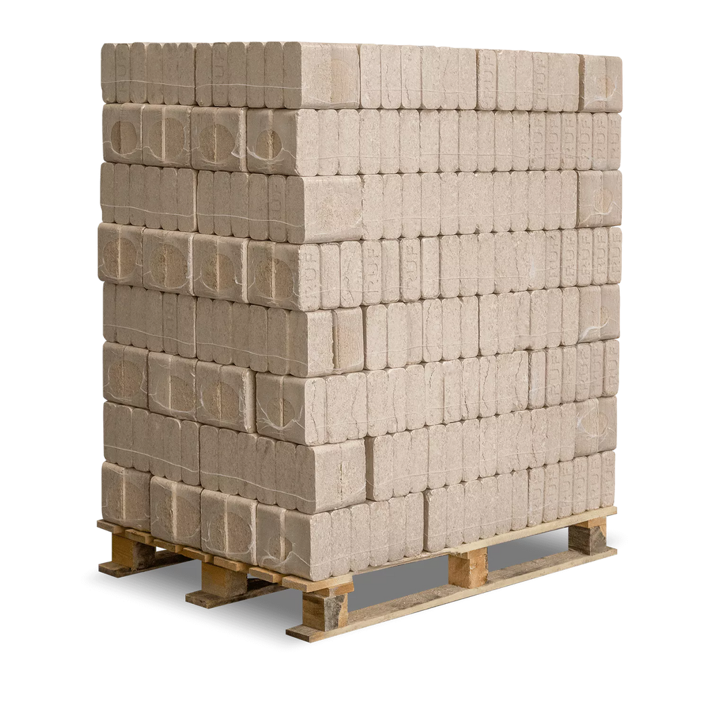 RUF Original Red Hartholzbriketts – 960 kg Palette – Bild 2