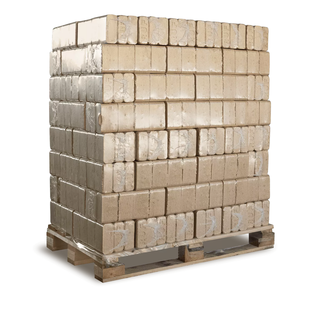 RUF Original Blue Weichholzbriketts – 960 kg Palette – Bild 2