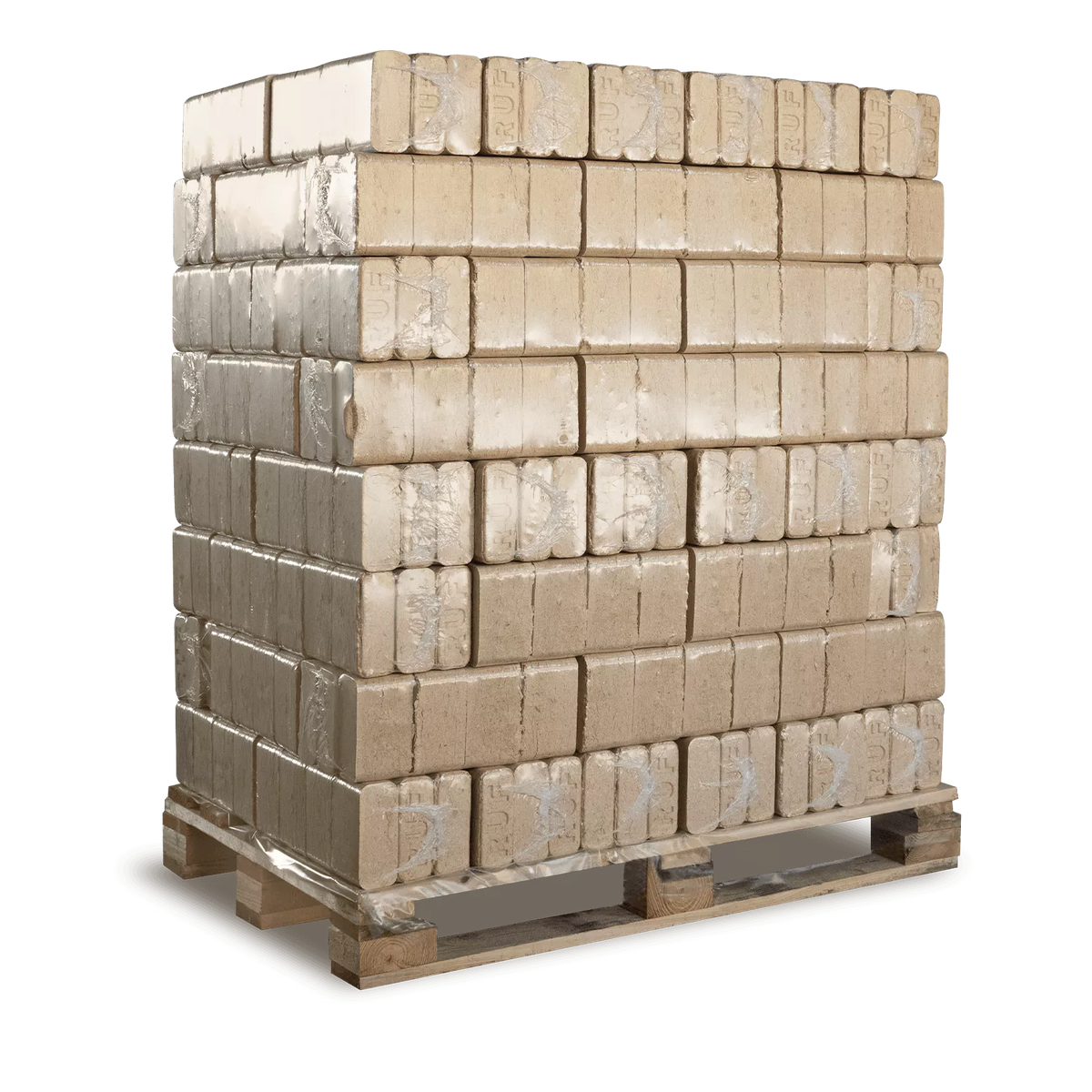 RUF Original Blue Weichholzbriketts – 960 kg Palette – Bild 2