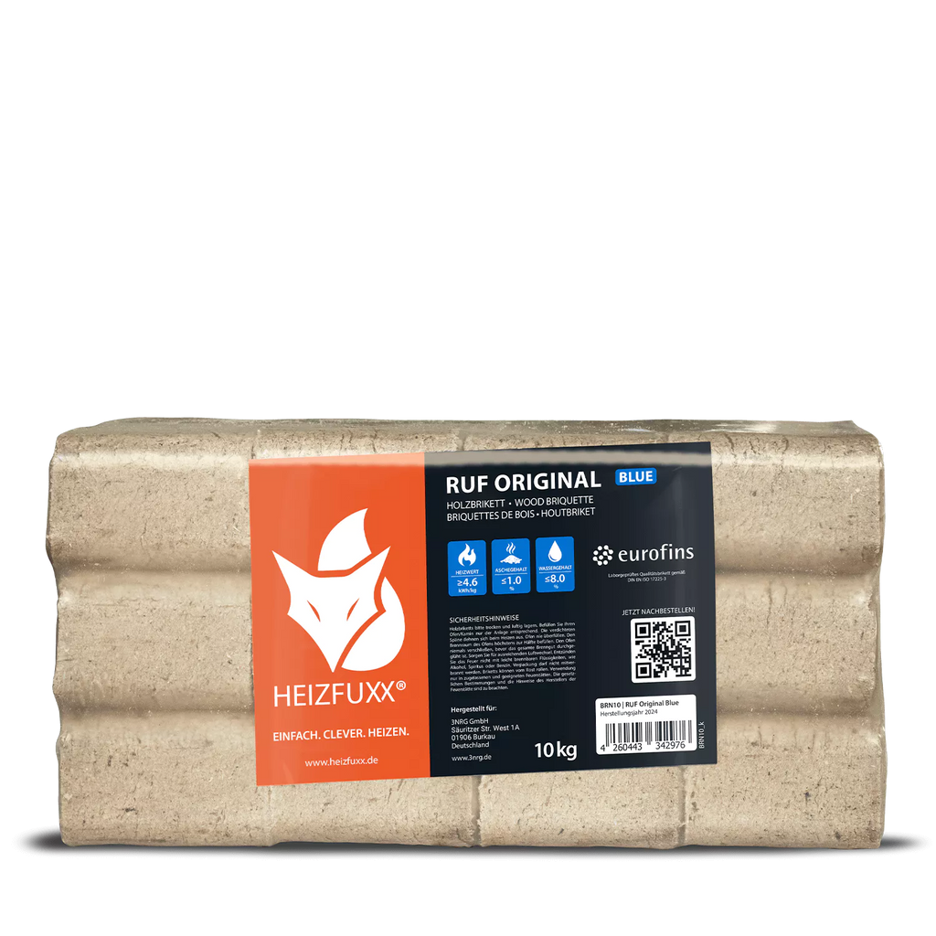 RUF Original Blue Weichholzbriketts – 960 kg Palette – Bild 5