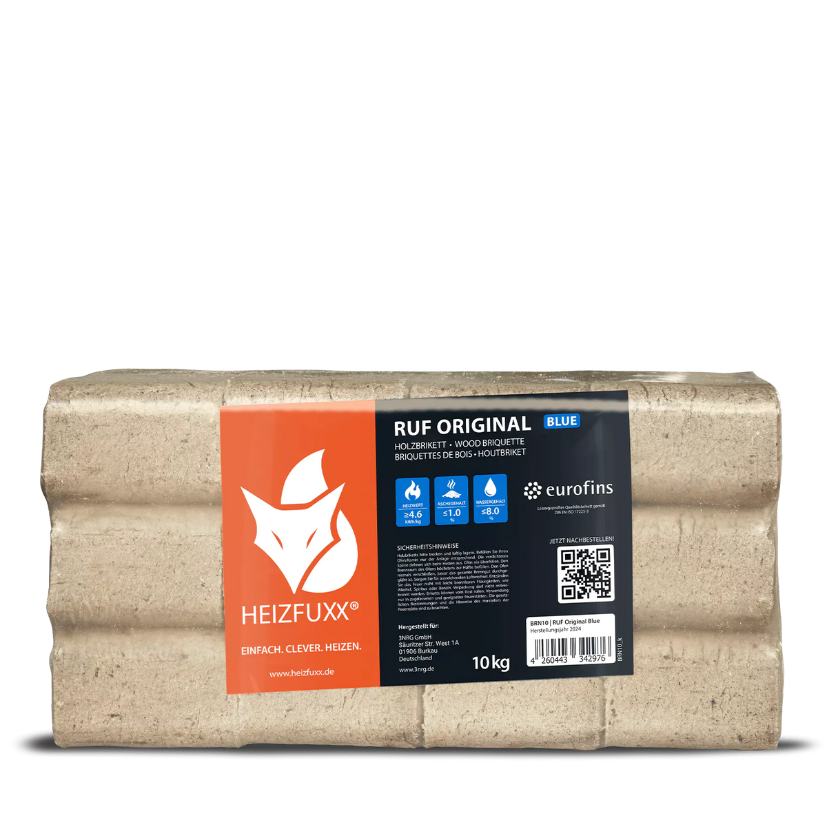 RUF Original Blue Weichholzbriketts – 960 kg Palette – Bild 5