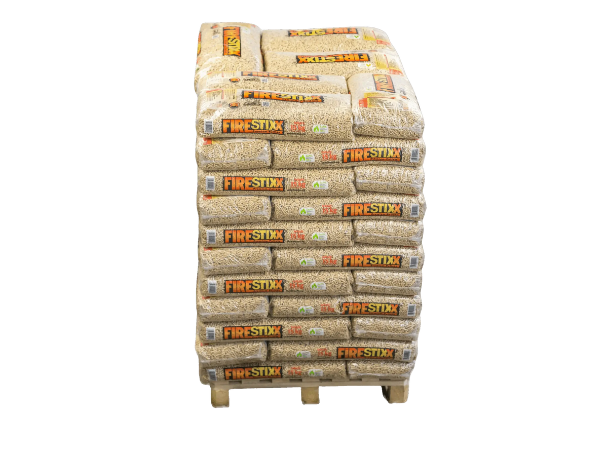 FireStixx Premium Holzpellets – Palette mit 66 Säcken à 15 kg – Bild 1