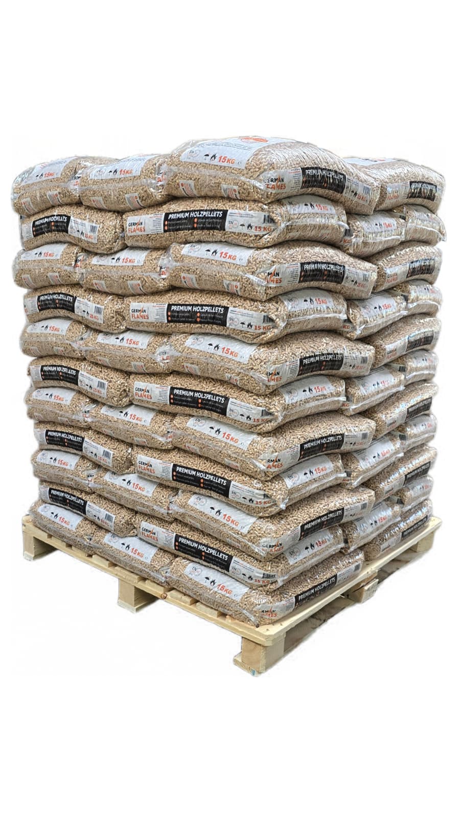 990kg Nadelholz Pellets Premium - GermanFlames - ENplusA1