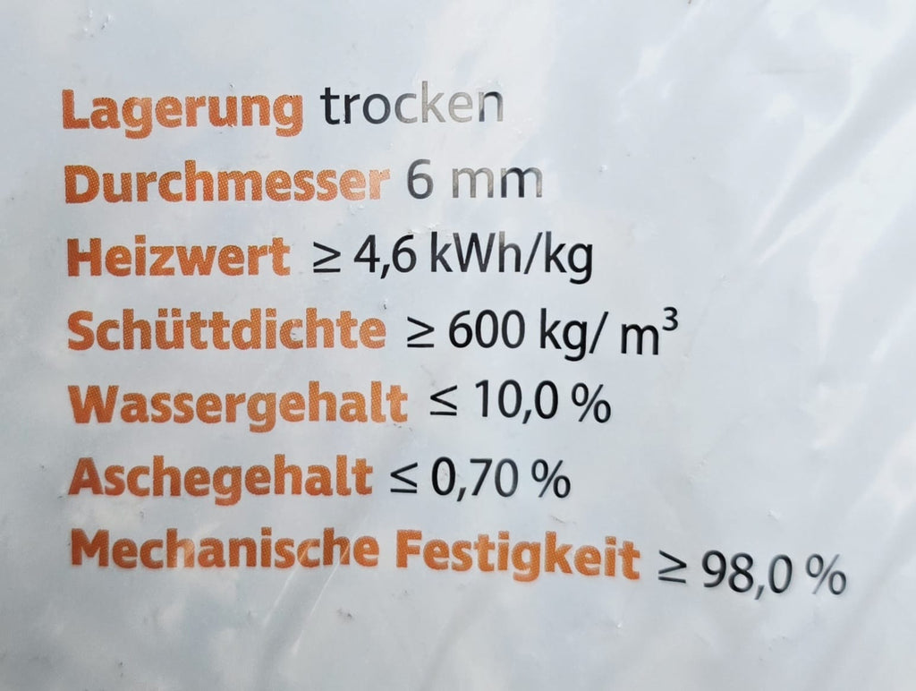 990kg Nadelholz Pellets Premium - GermanFlames - ENplusA1