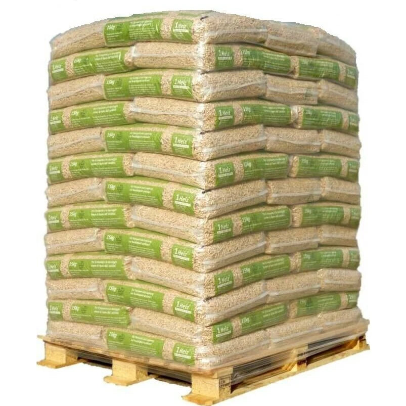 1Heiz Holzpellets – Palette mit 65 Säcken (15 kg je Sack) – Bild 1