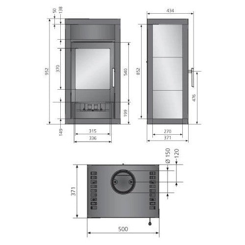 Kaminofen Justus Texas 6 kW – Bild 4