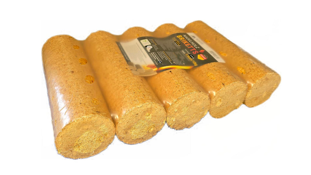 960kg Runde Nadelholz Briketts in 10kg Packungen