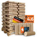 Holzbriketts Nestro XL Blue – rund ohne Loch (Palette 960 kg) – Bild 1