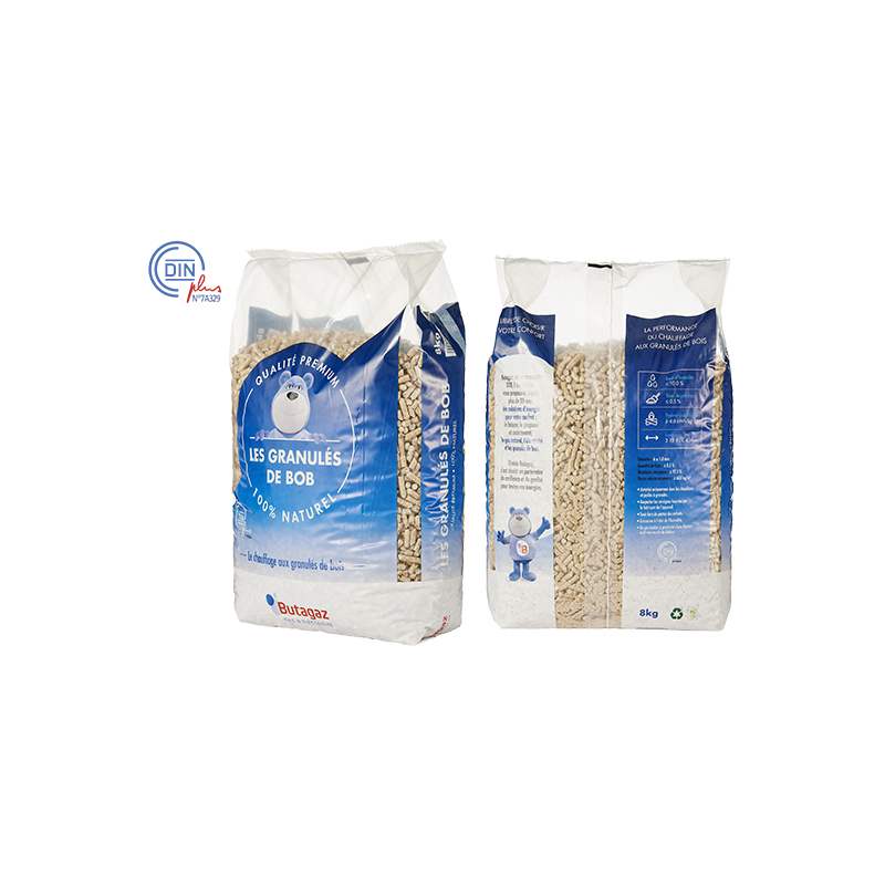 Butagaz Holzpellets, 126 x 8 kg Säcke – Bild 1