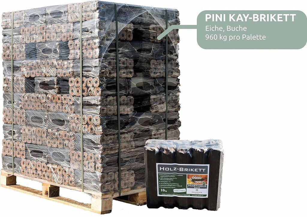 Eichenbriketts Palette 960 kg von holz4home (H4H169) - Hochwertige Brennstoffe – Bild 5