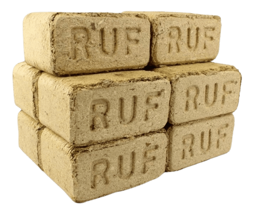 RUF Holzbriketts 960 kg Palette – 96 × 10 kg – DIN EN ISO 17225-3 – „Unser Sparfuchs“ – Bild 3