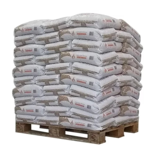 Französische Holzpellets SunPower (Dreifach-Zertifizierung) – Palette 1050 kg – Produktfoto von RUNDHOLZ Uhlstädt
