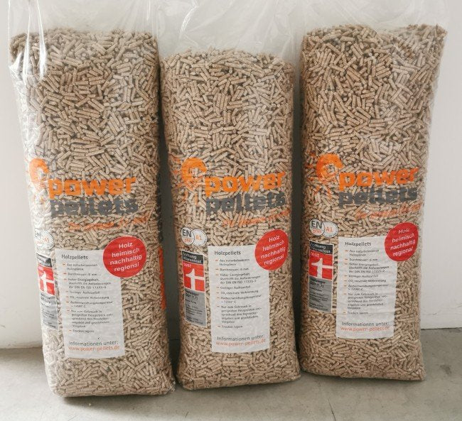 PowerPellets – Holzpellets 15 kg Sack (Palette 55 Säcke) – Bild 2