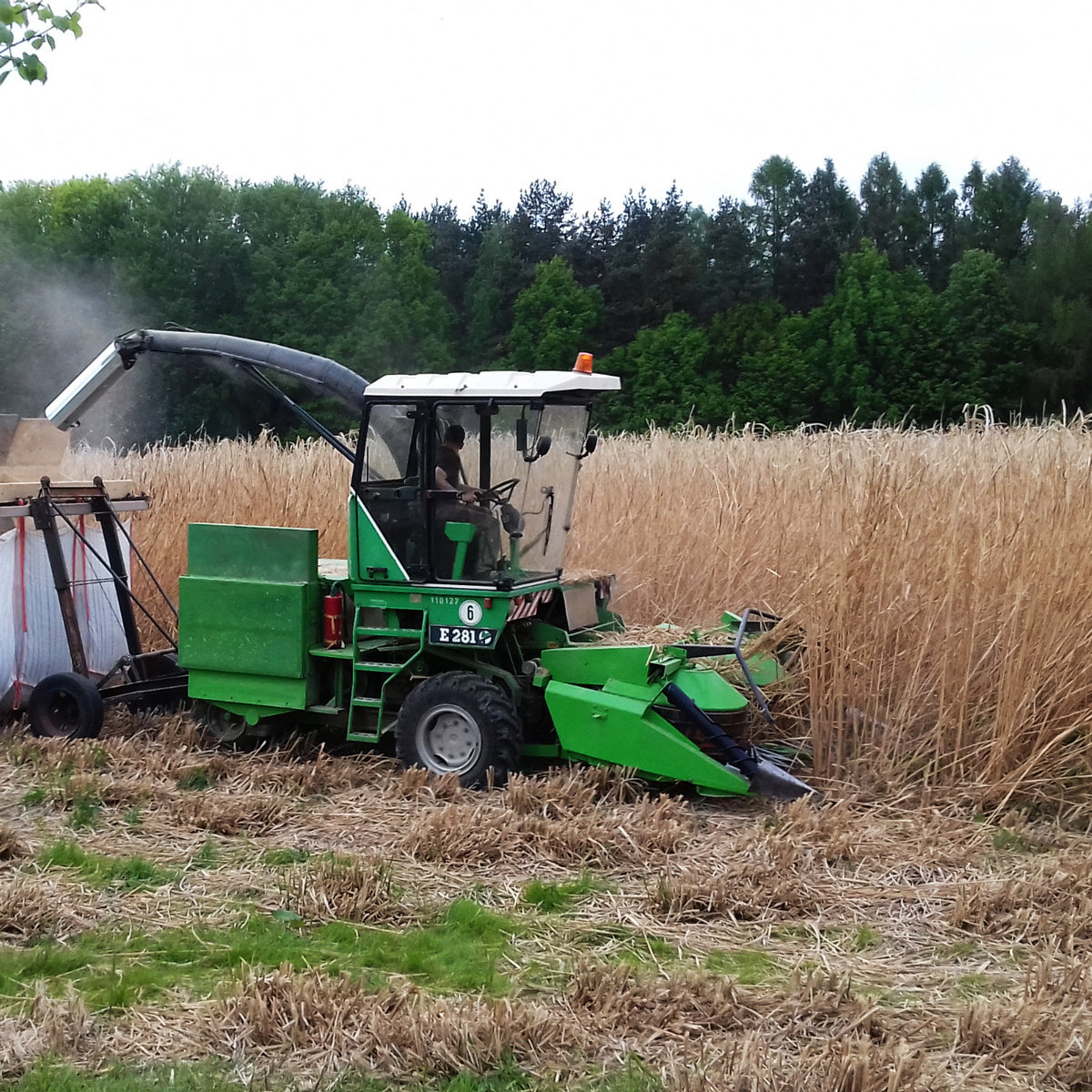 960kg Miscanthus Pellets als Brennstoff