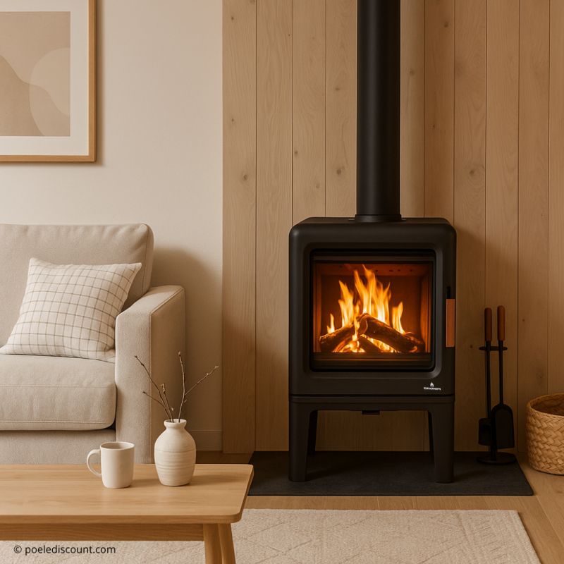 Luftdichter gusseiserner – BRONPI Lira 5 kW – Bild 1