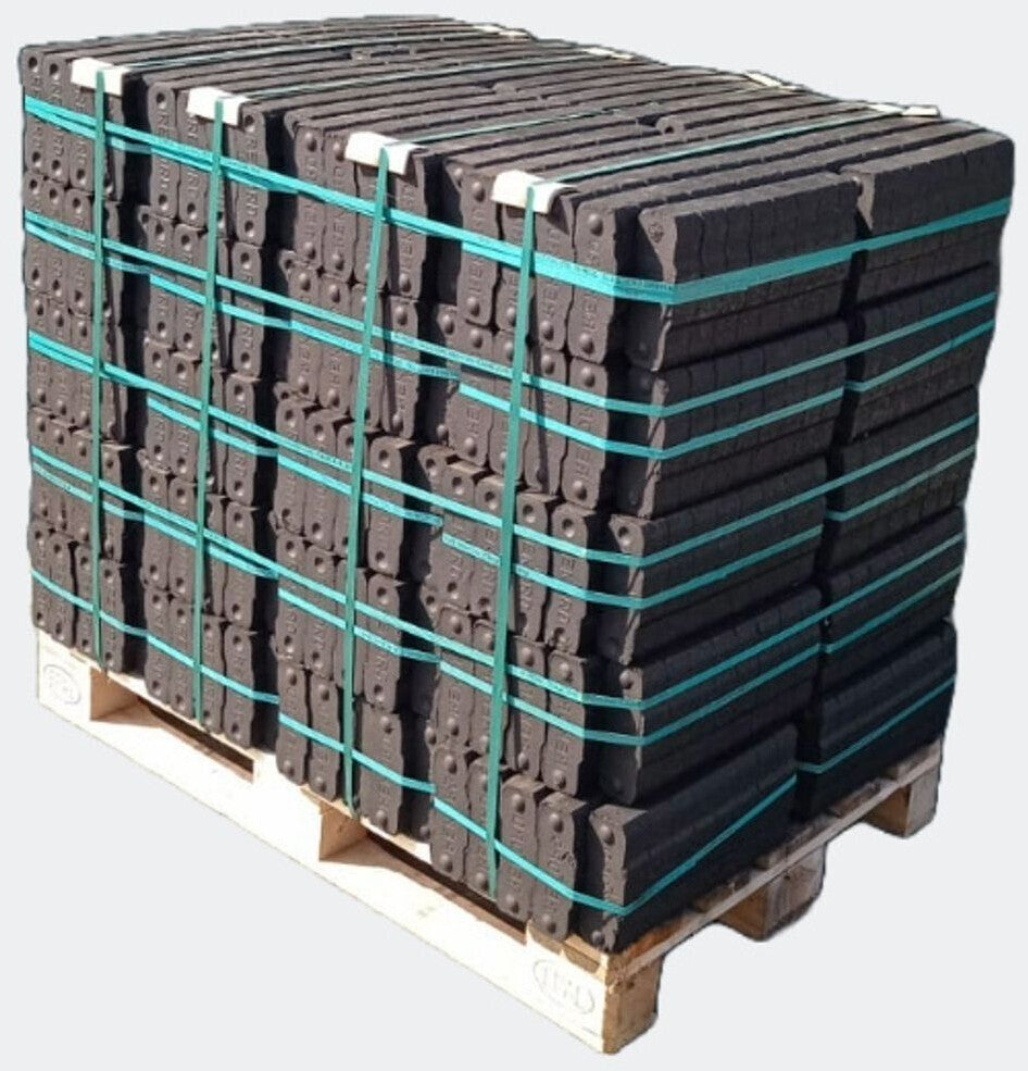 REKORD Braunkohlebriketts 40 x 25 kg Palette 1000 kg (10515L) – Bild 1
