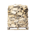 Buchen Premium Brennholz 25cm, rindenfrei auf Palette im Netz, ca. 1,6 srm / 1rm, 500 kg