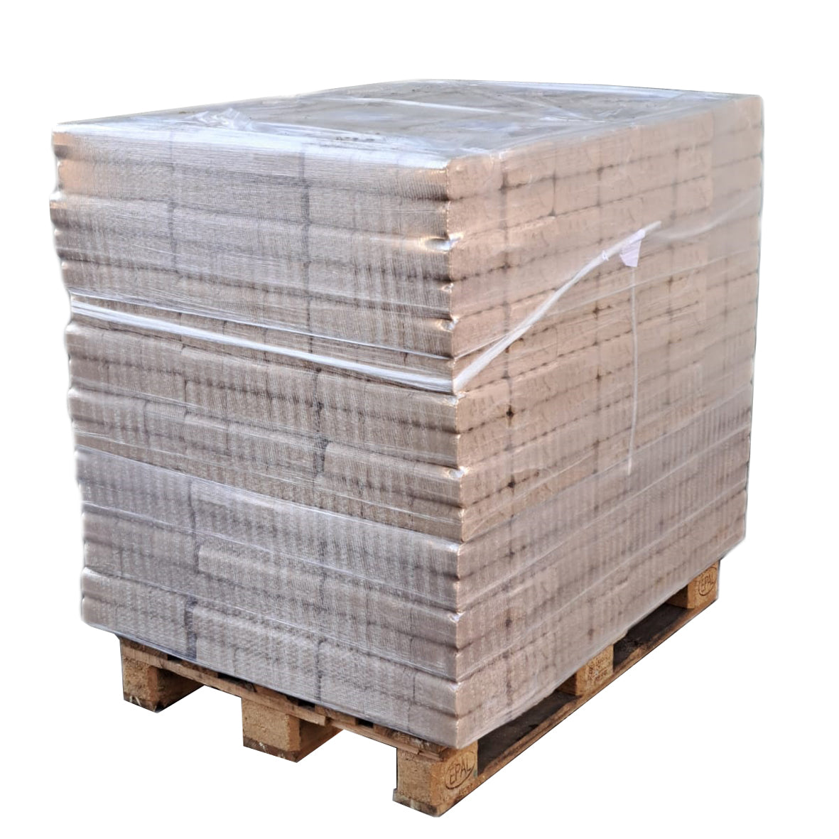 NEU: 960kg Würfel-Nadelholz-Briketts wellenform